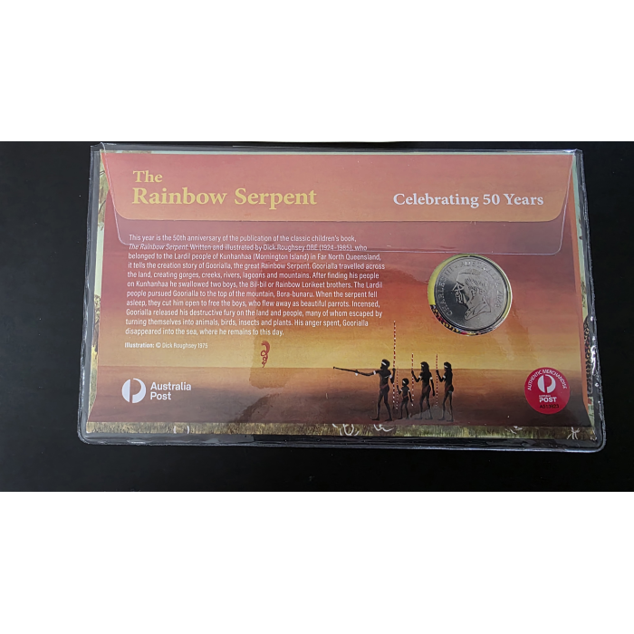 2025 Rainbow Serpent 40c PNC- Stamp Sheet: Brisbane Stamp & Coin Show Day 1 & 2