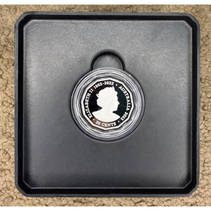 2022 50 Cent Queen Elizabeth II Memorial Silver Proof Coin