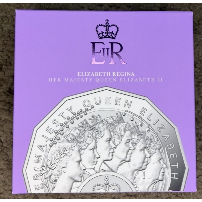 2022 50 Cent Queen Elizabeth II Memorial Silver Proof Coin