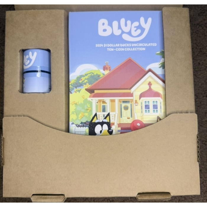 Bluey Dollarbucks Coin Tube & Folder Set – Unopened / Sealed – RAM