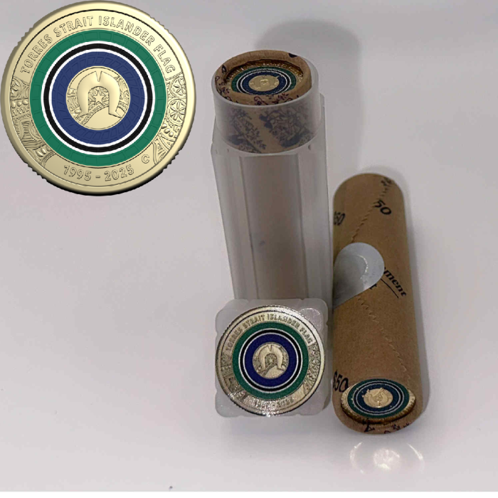 2025 $2 30th Anniversary of the Torres Strait Islander Flag Ram Roll - Includes 