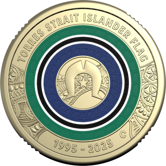 2025 $2 30th Anniversary of the Torres Strait Islander Flag Ram Roll - Includes 