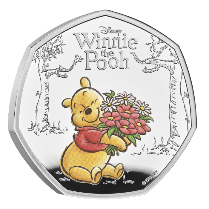 100 Years of Winnie the Pooh Silver  Proof 50p - Kindness