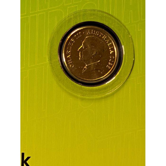  $2 Unc 2026  Matildas Coloured Coin in Card
