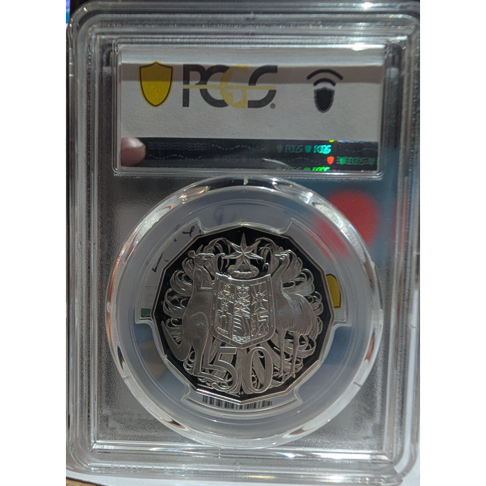 2025 50c Silver Decimal Proof PCGS KCIII Ag Top Pop #010
