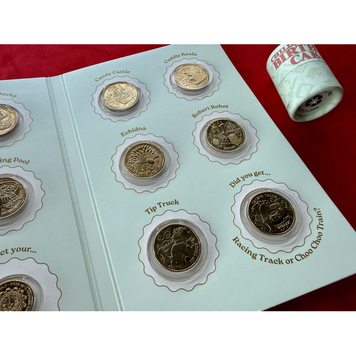 2025 WOMENS WEEKLY - Children’s Birthday Cake Book - 10 Coin Set with $2 Coin