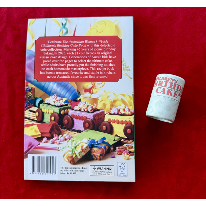 2025 WOMENS WEEKLY - Children’s Birthday Cake Book - 10 Coin Set with $2 Coin