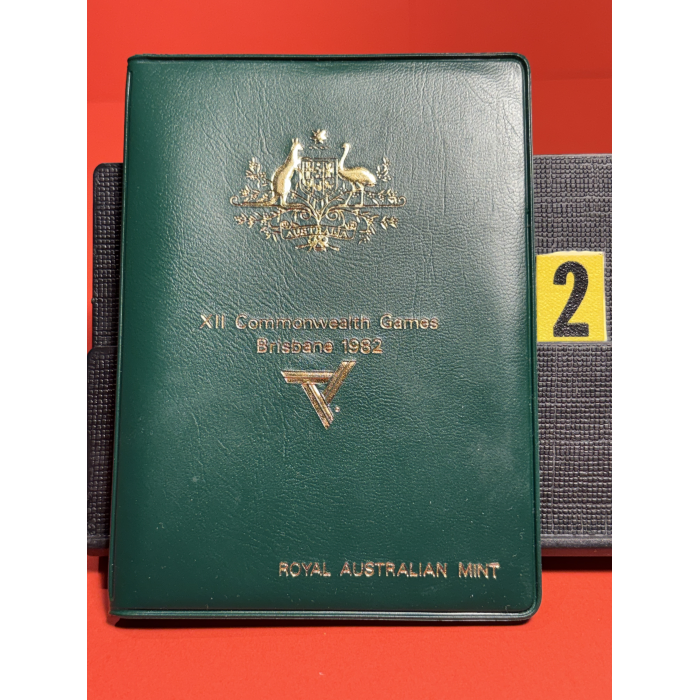 1982 Year Set - Green Wallet UNC Coins  have been transferred into 2x2s #2