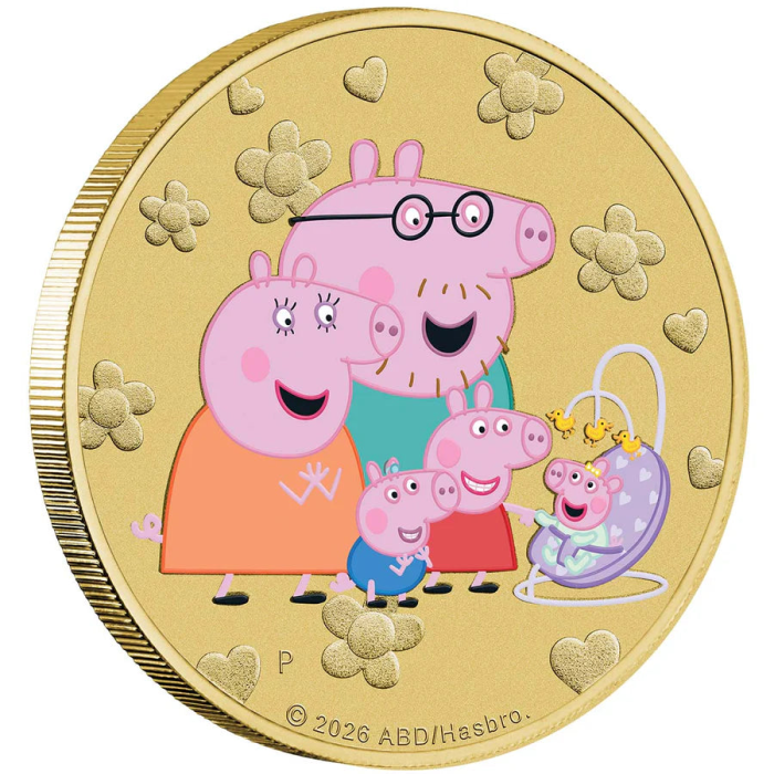 2026 Peppa Pig $1 Stamp & Coin Cover