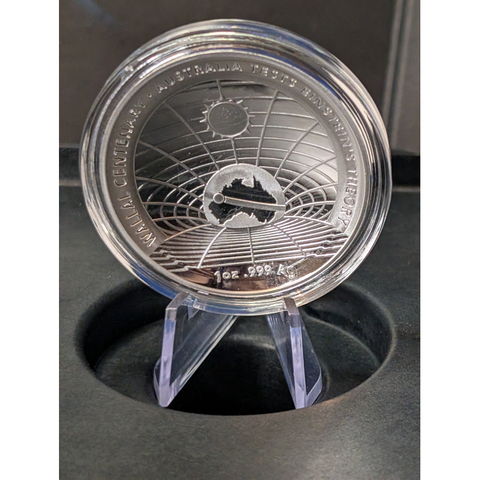 Australia 2022 $5 Wallal Centenary - Silver Domed Proof Ag .999 31.1g 39.62mm 2.