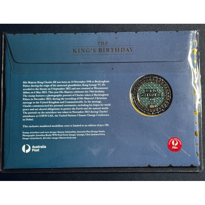 2024 Kings Birthday Medallion Limited Impression PMC - Only 150 Made
