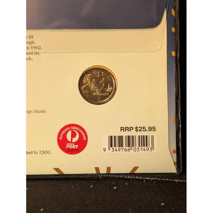 2024 His Majesty king Charles III $2 2 Dollar Elder RAM Coin Stamp PNC - Unc