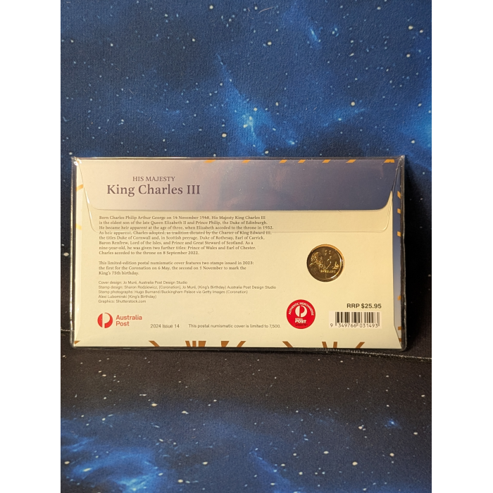 2024 His Majesty king Charles III $2 2 Dollar Elder RAM Coin Stamp PNC - Unc