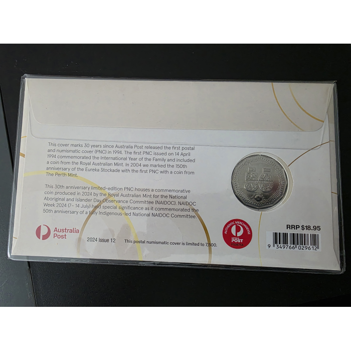 CELEBRATING 30 YEARS OF POSTAL AND NUMISMATIC COVERS 50c PNC (2024 Issue 12)