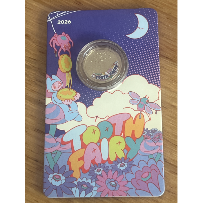 $2 2026 Tooth Fairy Coloured Coin 