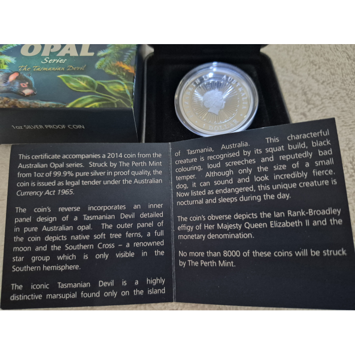 2014 Australian Opal Series Tasmanian Devil