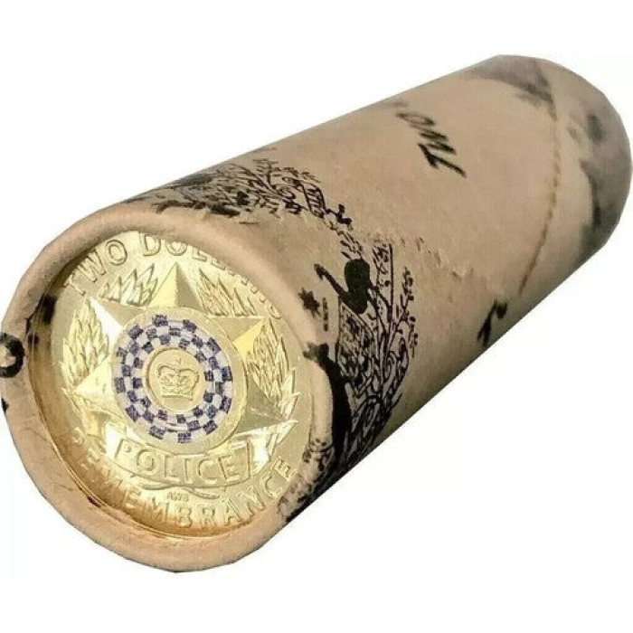 2019 Police $2 RAM ROLL - Includes Protective Tube & Sticker