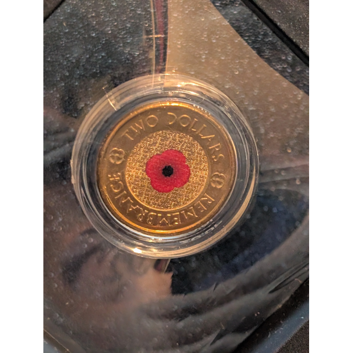 Red Poppy 2012 Remembrance $2 Two Dollar Rare Coin Australia UNC 