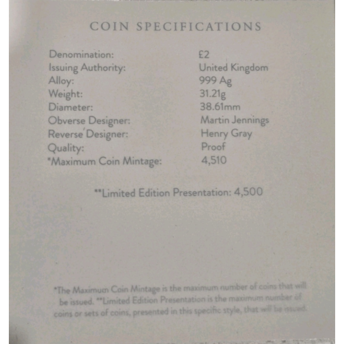 UK Freddie Mercury 1oz silver proof colour coin