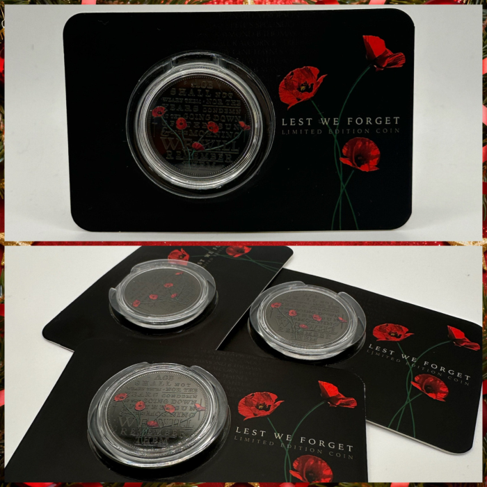 1x UNC 2026 50C Solomon Islands Red Poppy - INTERNATIONAL Mintage: 499