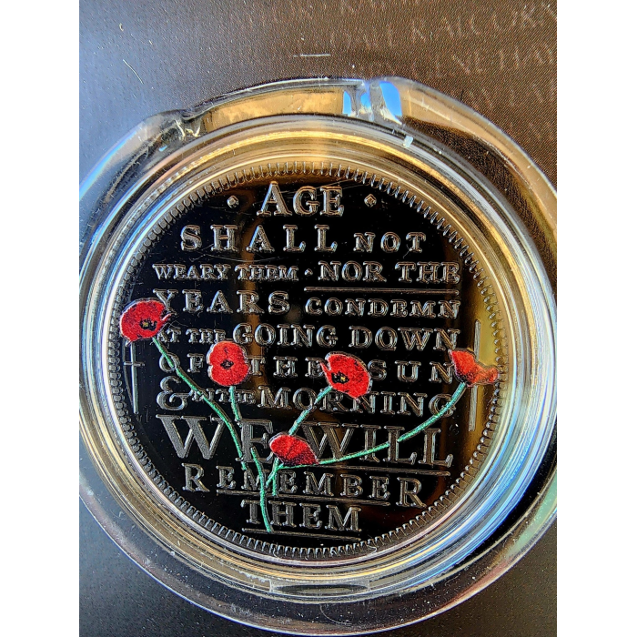 1x UNC 2026 50C Solomon Islands Red Poppy - INTERNATIONAL Mintage: 499