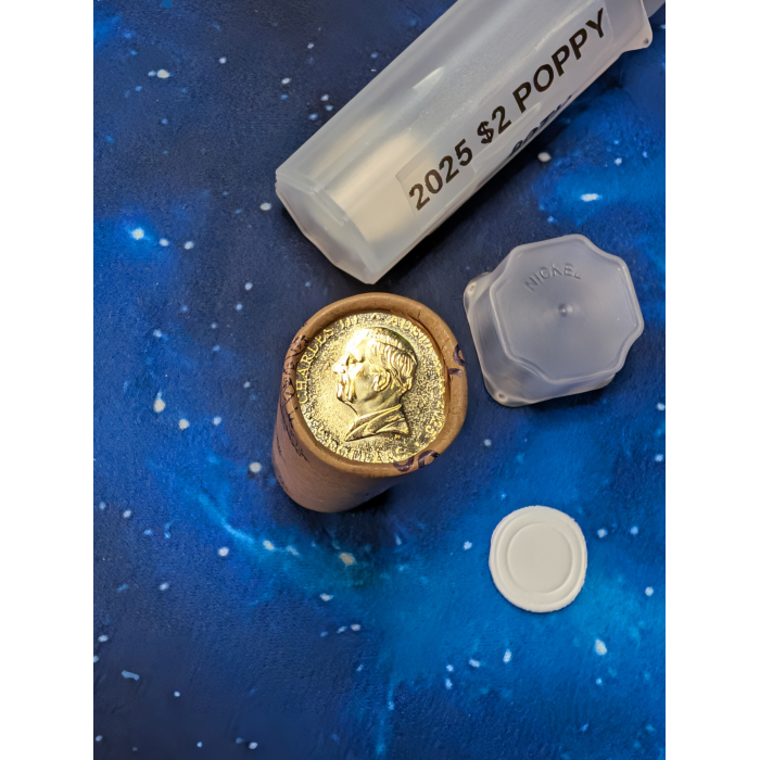 2025 $2 80th Anniversary of WW2 Premium Mint Roll 