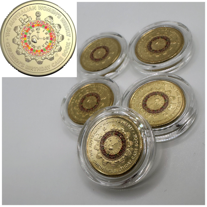 1x UNC 2025 Women’s Weekly Birthday Cake $2 Coin - In Lighthouse Capsule