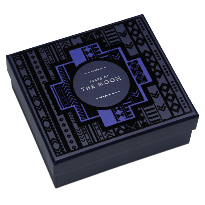 2025 2oz Silver Antiqued Tears Of The Moon Coloured Coin Mintage: 2,500