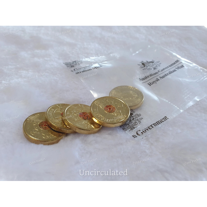 Firefighters 2020 Two Dollar Coloured Coin $2 Fire Fighters Australia Rare - UNC