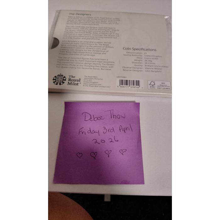 This ones for "Royal collectors"  for Queen's  Platinum Wedding Anniversary