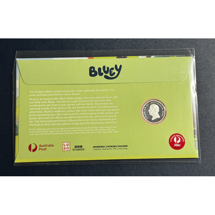 2024 $1 Bluey Silver Proof Coin PNC Limited Edition 19/150