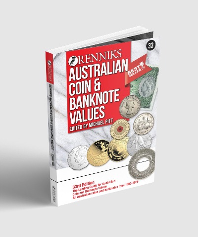 Renniks Australian Coin & Banknote Values 33rd Edition, Hardcover