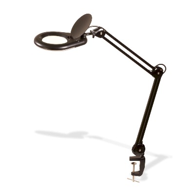 SWING LED magnifier lamp with 1.75x magnification 